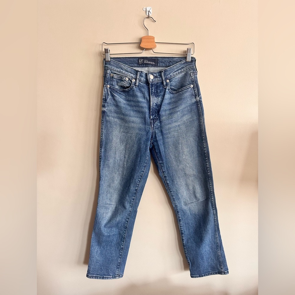 GAP High Rise Vintage Slim Jeans 4/27 Short